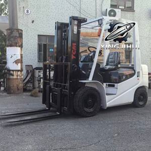 Chariot élévateur TCM FD25T3 25 tonnes d'occasion, chariot élévateur japonais 25 tonnes, moteur Isuzu 6BG1, machine d'occasion, chariot élévateur à essence, 3000 mm, 25000 kg - Product Image 5