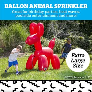 Directo de Fábrica MAKE WAVES - Aspersor de Agua Inflable con Forma de Perro de PVC de 6 Pies, Juguete Acuático para Niños, Diversión para el Jardín y Juegos de Agua de Verano - Product Image 2