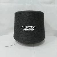 Fil à coudre ignifuge haute résistance Suretex, vente directe usine, résistant à la coupure, en feutre noir, fil de métaramide pour vêtements