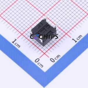 TSD001A06018A Tactile Switch Through hole Component (THT)-4P,6x6mm Switch Round Button 1.8N Through Hole 6mm - Product Image 2
