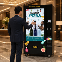 Máquina Expendedora Inteligente de Productos de Cuidado Personal las 24 Horas, Pantalla de 55 Pulgadas, Monedas, Código QR, Token y SDK con Opciones de Pago con Tarjeta de Crédito