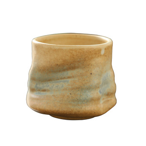 Taza de café espresso vintage de cerámica en bruto, Taza de cerámica irregular arrugada hecha a mano creativa - Product Image 5