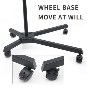 Giá đỡ máy tính bảng bằng kim loại có thể điều chỉnh, xoay được, có bánh xe, dùng cho <span class=keywords><strong>iPad</strong></span>, máy tính bảng, xem video trên giường, bàn, hoặc đứng trên sàn nhà. - Product Image 4