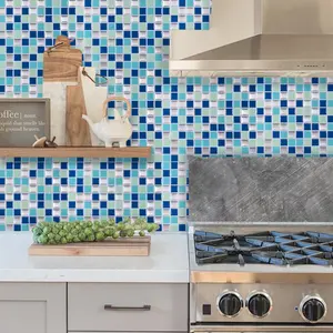 껍질과 스틱 Backsplash 벽지 주방 타일 자체 접착 3D 벽 타일 3d pvc wallpaperwallpapers/벽 코팅 모자이크