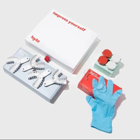 Boîtes de papier cadeau dur aimant carton rigide aligneurs dentaires boîte d'emballage d'alignement de dents claires avec couvercle à fermeture magnétique