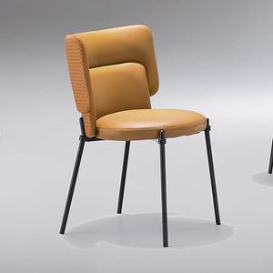 Silla de Comedor Acolchada con Espuma Relajante, Tapicería de Terciopelo Bouclé o Cuero Vegano de Alta Calidad, Sillas de Comedor Cómodas - Product Image 2