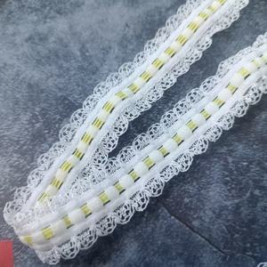 Cinta Elástica de Nailon Tejida a Mano 5876/1.6 para Ropa de Bebé y Mascotas con Doble Nudo en el Centro, Banda Elástica de Color - Product Image 3