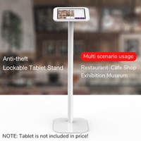 Support de sol pour tablette pour salon de l'auto Restaurant Musée Café centre commercial Exposition Tablette pc Kiosque Stand pour iPad Samsung Lenovo