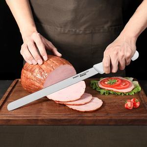 <span class=keywords><strong>Cuchillo</strong></span> de pan <span class=keywords><strong>profesional</strong></span> de acero inoxidable de 12 pulgadas/rebanador de PAN/jamón - Product Image 3