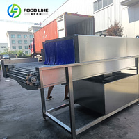 Luchtbelwasmachine met koeler voor fruit en groenten