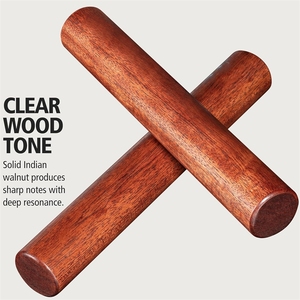 Palos de ritmo de madera dura de percusión clásica personalizados, instrumentos musicales, Claves, palos para estudio <span class=keywords><strong>en</strong></span> vivo y aulas - Product Image 4