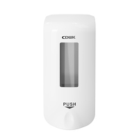 Dispenser Sabun Manual Dinding CDWK Direct Sales 1000ml dengan Jendela Visualisasi, Plastik ABS, untuk Komersial dan Rumah Tangga CD-1066