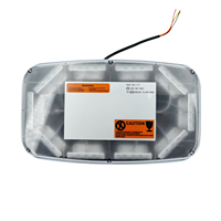 Straßensicherheits-Fahrzeugdach-Blitzlichtleiste 80LED Dauermontage ECE R65 SAE J845 Klasse 1 IP66 12 24V Mini-Warnlichtleiste