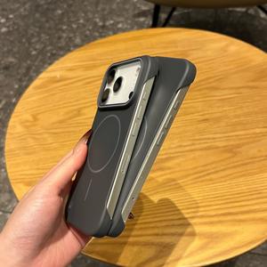 Thin Ring Magnetic Absorption Frameless Heat Dissipation <b>for</b> iPhone 17 Case, Large Hole, Skin-Feel Matte <b>for</b> iPhone 16 Cover - Product Image 4