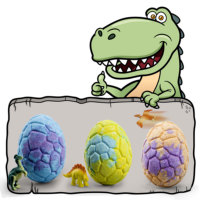 Bombes de bain pour enfants avec jouets Surprise, à l'intérieur en forme d'œuf de dinosaure, bombes de bain pour bébé pour enfants avec jouets