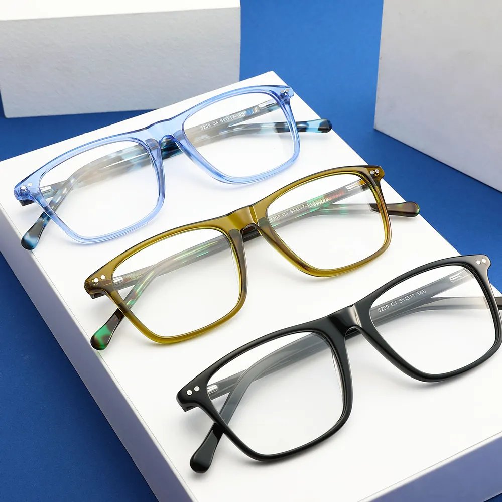 Óculos masculinos franceses óticos armação de óculos 5209