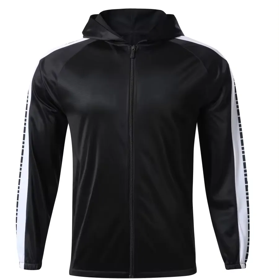 OEM Custom Men's Fitness Apparel Lightweight Breathable Long Outerwear Tracksuit Plus Size Sports Sets for Adults