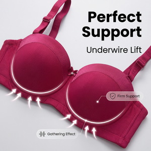 DIANA ROSE YF303D Precio de Fábrica <span class=keywords><strong>Sujetador</strong></span> Push-up Tallas Grandes Cómodo y Transpirable Ropa Interior Femenina de Spandex/Nylon Media <span class=keywords><strong>Copa</strong></span> para Uso Diario - Product Image 2