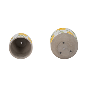 Vasi per Fiori in Ceramica con Motivo Limoni, Eleganti Fioriere per Piante da Interno e Decorazione Casa - Product Image 5
