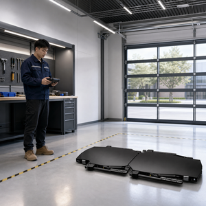 AGV intelligent télécommandé 3 tonnes avec protection IP54, navigation laser SLAM et fixation par pneus pour déplacement temporaire de véhicules et utilisation auxiliaire - Product Image 3
