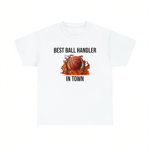Meilleur maniaque du ballon de la ville, t-shirt de basket-ball, t-shirt cadeau drôle avec citation de meme - Product Image 1