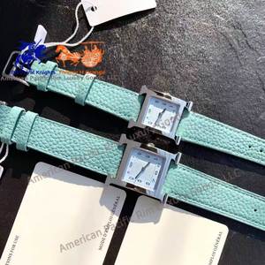 Reloj de Cuarzo para Mujer Marca H, Versión Coreana, Esfera Cuadrada Pequeña, Caja de Acero Inoxidable 316L, Diseño Ejecutivo de Lujo, Caja Ronda - Product Image 3