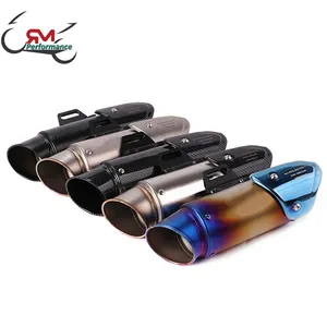 Top Sales Racing Exhaust Muffler Stainless Steel Motorcycle Silencer For ZX10R ZX6R Z1000 MT09 Escapamentos