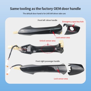 EASYGUARD Comfort Access Touch Door Handle Fit for Mercedes- Benz C/GLC/GLE Class W205 X253 C253 W166 - Product Image 5