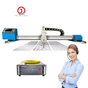 Draagbare Portaallasersnijmachine 3000W Automatische Focus 20Mm Koolstofstaal <span class=keywords><strong>Cnc</strong></span> Fiber Lasersnijmachine Prijs - Product Image 1