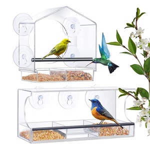 Acrylic <span class=keywords><strong>Pet</strong></span> Bird <span class=keywords><strong>Feeder</strong></span> bán buôn nhựa tam giác nhà loại Acrylic <span class=keywords><strong>plexiglass</strong></span> Bird <span class=keywords><strong>Feeder</strong></span> - Product Image 3
