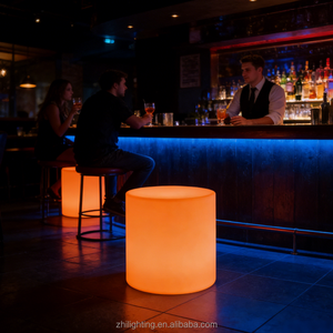 Sillas de Bar Redondas con Luces LED RGB Solares, Resistentes al Agua, para KTV, Mesas de Cóctel, Discotecas y Salones, Venta al por Mayor con Envío Directo - Product Image 2