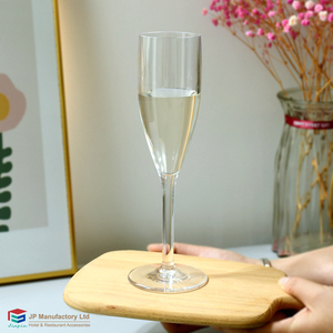 Flûtes à <span class=keywords><strong>champagne</strong></span> en plastique Tritan SAN <span class=keywords><strong>Acrylique</strong></span>, verres à <span class=keywords><strong>champagne</strong></span> à pied 210 ml - Product Image 4