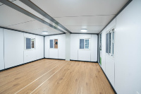 Conteneurs pliables extensibles, maison préfabriquée personnalisée imperméable, conteneurs pliables, mini-maison préfabriquée avec salle de bain complète
