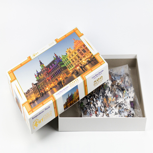 Puzzle en carton personnalisé de 500 pièces pour jeux DIY – Prix de gros - Product Image 3