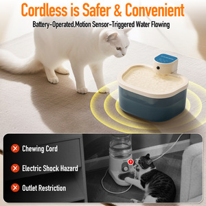 Erogatore automatico di acqua per fontanella intelligente per cani e <span class=keywords><strong>gatti</strong></span> carica solida - Product Image 3