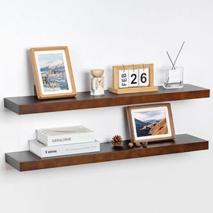 <span class=keywords><strong>Étagères</strong></span> Murales Flottantes en Bois de Haute Qualité <span class=keywords><strong>pour</strong></span> <span class=keywords><strong>Livres</strong></span>, Chambre à Coucher et Salon - Product Image 1