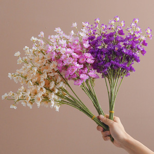 ดอกไม้ประดิษฐ์ Greenway Silk Larkspur ก้านเดี่ยว สำหรับจัดดอกไม้ DIY และอุปกรณ์ประกอบฉากไลฟ์สด - Product Image 1