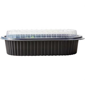 1/2/3 Compartment PP Disposable Blister Processed Food Tray Microwave Heating Takeout Lunch <b>Box</b> Transparent Lid for Salad <b>Noodle</b> - Product Image 3