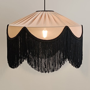 Tiffany Dust Silky Washed Wavy Handmade Lamp <b>shade</b>, Pendant <b>Light</b>. - Product Image 1