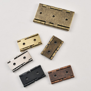 Furniture Hinge Iron Chinese Style Flat H Type 30 25 15mm <b>Surface</b> Mount Durable Plated - Product Image 4