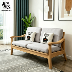 Sofá seccional de madera para sala de estar, nuevo, ecológico, con logotipo personalizado, de fábrica original, bajo costo, gran stock, actualización en progreso. - Product Image 4