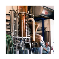 Boben Factory Sale 500L Whisky Still Pot Still Gin Basket Redresseur Steam Jacket Stripping Still Distillery Machine