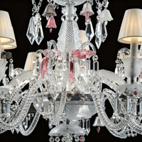 Fabricante de Iluminación para Proyectos OEM/ODM, Lámpara Colgante de Cristal Clásica Moderna, LED, Garantía de 2 Años, Decoración de Apartamentos de Lujo, Regulable