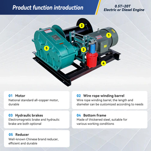 1ton Battery <strong>Winch</strong> Mini <strong>Electric</strong> <strong>Winch</strong> <strong>12v</strong> <strong>Winch</strong> Machine 5 Ton - Product Image 2