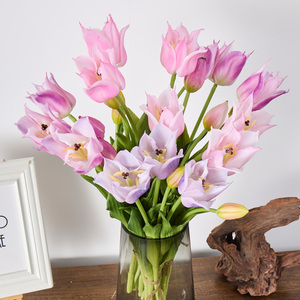 Vendita Diretta dalla Fabbrica: Bouquet di Tulipani Artificiali Realistici, Tulipani Altamente Simulati all'Ingrosso per Rivenditori e Fioristi - Product Image 4