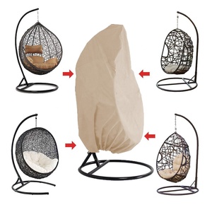 <span class=keywords><strong>Housse</strong></span> de chaise suspendue en forme d'œuf pour 2 personnes, imperméable, <span class=keywords><strong>protection</strong></span> solaire, durable, 100% polyester, unie, pour la plage/l'hôtel/les fauteuils - Product Image 1