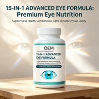 Capsules Oculaires Naturelles : Vitamines avec Lutéine, Zéaxanthine et Extrait de Myrtille pour la Fatigue Oculaire et le Soutien à la Santé Oculaire à Long Terme