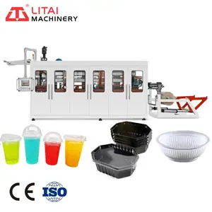 PLASTIC DISPOSABLE PP GLASS MAKING MACHINE With Most Advanced Thermoforming Machine Technology