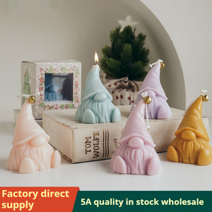 Papai Noel Aromaterapia Vela Presente Natal Fragrância Casa Decoração Artesanal Companheiro Presente Styling Velas