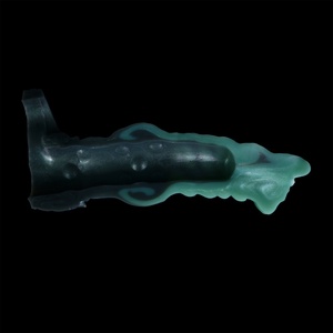 YC-2504 Monster Silicone Penis Sleeve Open Ended <b>Dildo</b> Sheath Cock Enlargement Extender Men Masturbation Sex Toy for Couple - Product Image 4